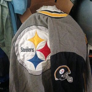 Steelers Gray and Black Jacket